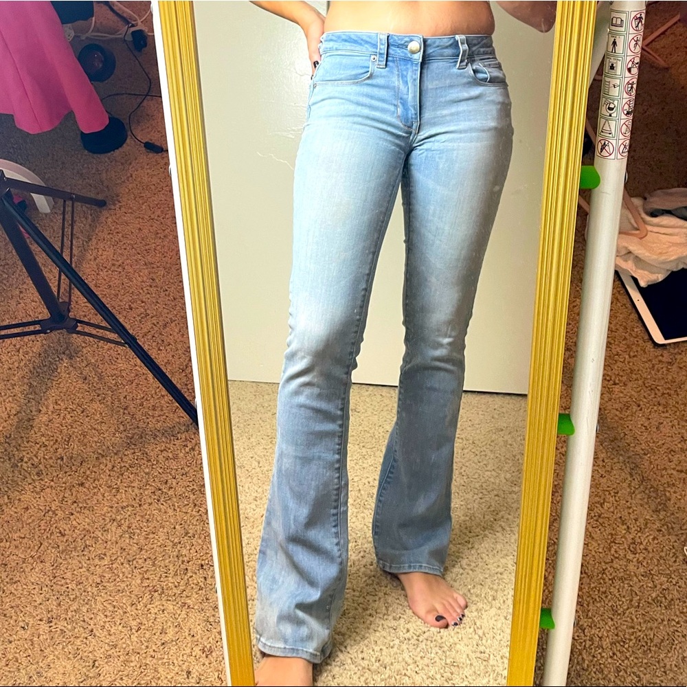 AEO Super Super Stretch Bootcut Denim Regular 2